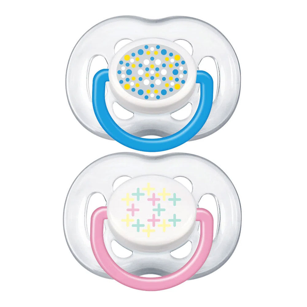 Pack X2 Chupetes Philips Avent Princesa 6-18 Meses Febo - FEBO