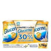 Kit Complemento Alimentar Glucerna Sabor Baunilha 850g 2 Unidades