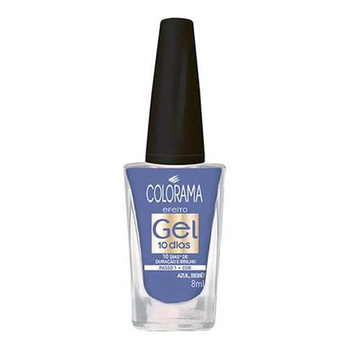 Esmalte Colorama Efeito Gel 10 Dias Azul, Bebê! 8ml Esmalte Colorama Efeito Gel 10 Dias Azul, Bebê! 8ml