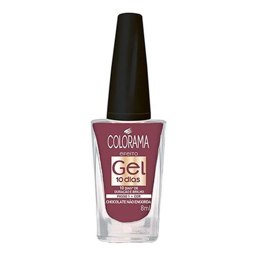 Esmalte Colorama Efeito Gel Chocolate Não Engorda 8ml Esmalte Colorama Efeito Gel Chocolate Não Engorda 8ml
