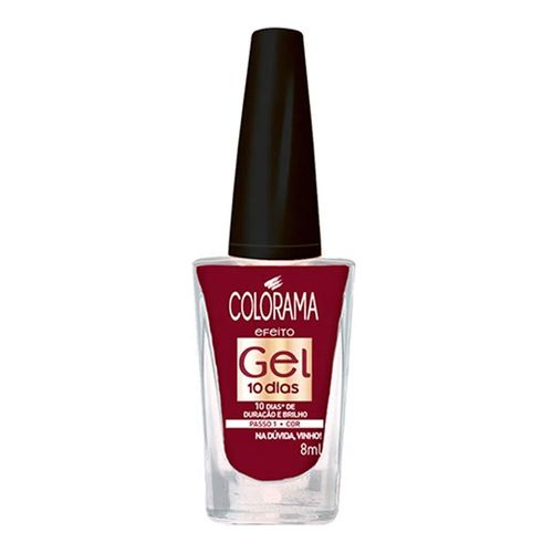 Esmalte Colorama Efeito Gel Na Duvida, Vinho 8ml