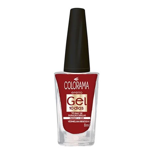 Esmalte Colorama Efeito Gel Vermelha Obsessão 8ml Esmalte Colorama Efeito Gel Vermelha Obsessão 8ml