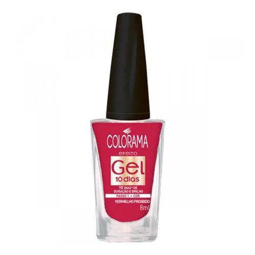 Esmalte Colorama Efeito Gel Vermelho Proibido 8ml Esmalte Colorama Efeito Gel Vermelho Proibido 8ml