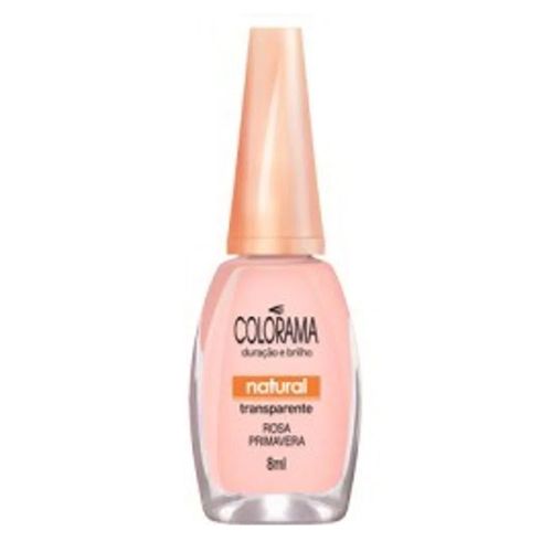 Esmalte Colorama Natural Transparente Rosa Primavera 8ml Esmalte Colorama Natural Transparente Rosa Primavera 8ml