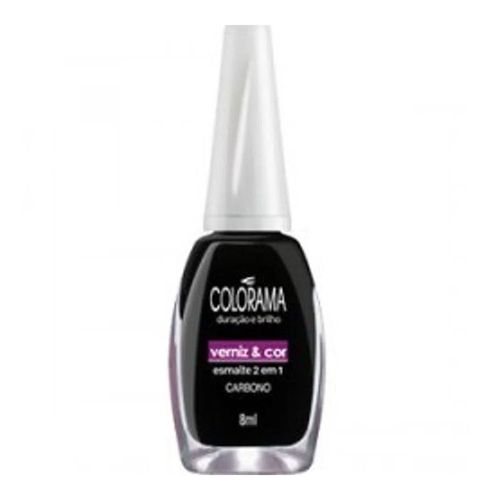 Esmalte Colorama Urban Verniz e Cor Carbono 8ml Esmalte Colorama Urban Verniz e Cor Carbono 8ml
