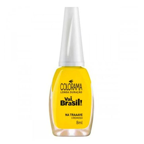 Esmalte Colorama Vai Brasil Amarelo Copa 8ml Esmalte Colorama Vai Brasil Amarelo Copa 8ml