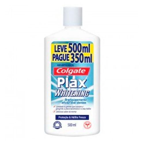 Enxaguante Bucal Plax Whitening 500ml Enxaguante Bucal Plax Whitening 500ml