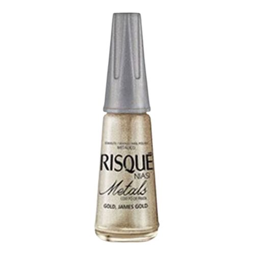 Esmalte Risqué Met Gold James Gold 8ml Esmalte Risqué Met Gold James Gold 8ml