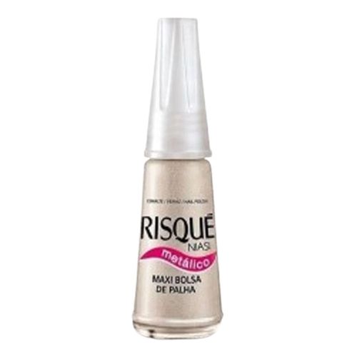 Esmalte Risqué Metalizado Bolsa Palha 8ml Esmalte Risqué Metalizado Bolsa Palha 8ml