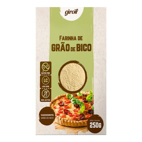 Farinha de Grão-De-Bico - Giroil - 250g Farinha de Grão-De-Bico - Giroil - 250g