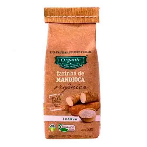 Farinha de Mandioca Branca - Organic - 500g Farinha de Mandioca Branca - Organic - 500g