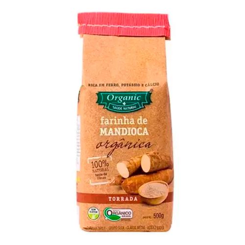 Farinha de Mandioca Torrada - Organic - 500g Farinha de Mandioca Torrada - Organic - 500g