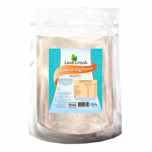 Farinha de Teff Branco - Leve Crock - 200g Farinha de Teff Branco - Leve Crock - 200g