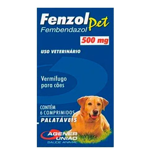 FENZOL PET 500mg - caixa com 6 compr.