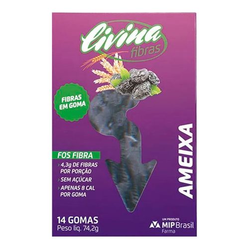 Fibras Livina Ameixa 14 Gomas