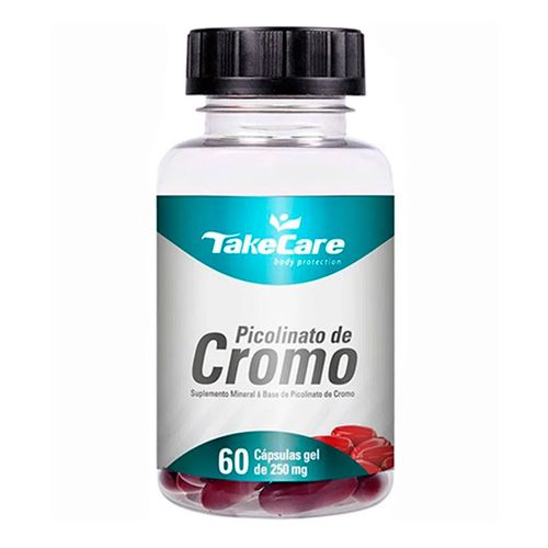 Picolinato De Cromo - Take Care - 60 Cápsulas de 250mg Picolinato De Cromo - Take Care - 60 Cápsulas de 250mg