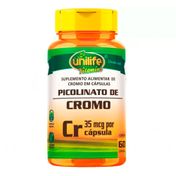 Picolinato de Cromo - Unilife - 60 Cápsulas de 500mg
