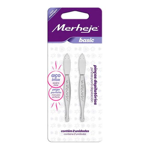 Pinça Merheje Ponta Reta C/2 Pinça Merheje Ponta Reta C/2