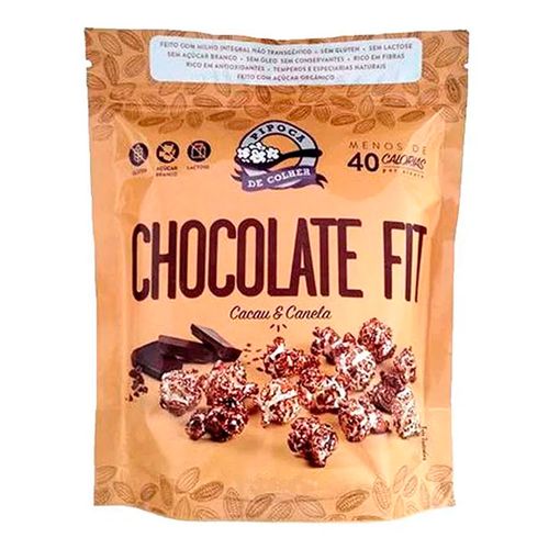 Pipoca Chocolate Fit - Pipoca de Colher - 50g