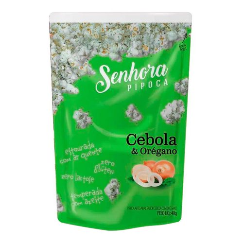 Pipoca de Cebola e Orégano - Senhora Pipoca - 35g Pipoca de Cebola e Orégano - Senhora Pipoca - 35g
