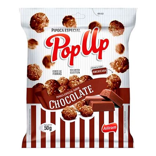 Pipoca Pop Up Chocolate 50g Pipoca Pop Up Chocolate 50g