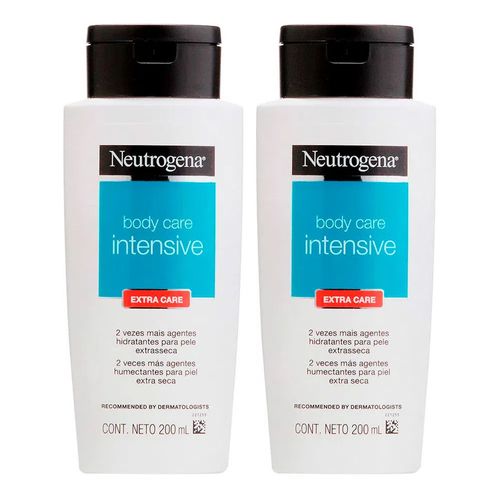 Kit Hidratante Corporal Neutrogena Body Care Intensive Extra Care 200ml 2 Unidades