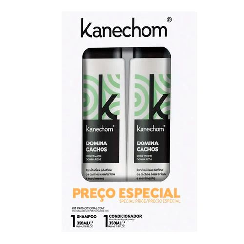 Kit Kanechom Domina Cachos Shampoo 350ml + Condicionador 350ml Kit Kanechom Domina Cachos Shampoo 350ml + Condicionador 350ml