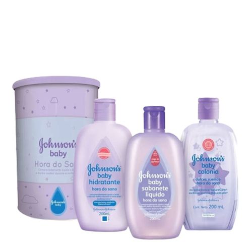 Kit Johnson's Baby Hora do Sono Sabonete Líquido 200ml + Loção Hidratante 200ml + Colônia 200ml Kit Johnson's Baby Hora do Sono Sabonete Líquido 200ml + Loção Hidratante 200ml + Colônia 200ml