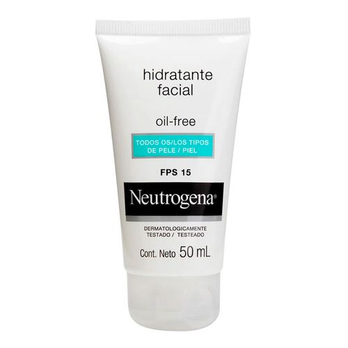 Gel Creme Hidratante Facial Neutrogena Oil Free FPS 15 50ml Gel Creme Hidratante Facial Neutrogena Oil Free FPS 15 50ml