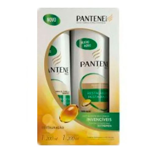 Kit Shampoo + Condicionador Pantene Restauração Profunda 200ml Kit Shampoo + Condicionador Pantene Restauração Profunda 200ml