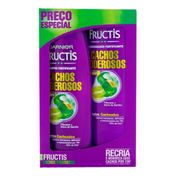 Kit Garnier Fructis Cachos Poderosos Shampoo 400ml + Condicionador 200ml