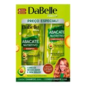 Kit Shampoo Dabelle Abacate Nutritivo 250ml + Condicionador 200ml