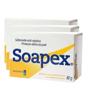 Sabonete Soapex 80g 3 Unidades