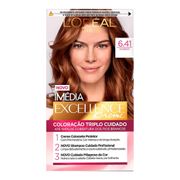 Tintura Permanente Imédia Excellence De L’oréal Paris 6.41 Marrom