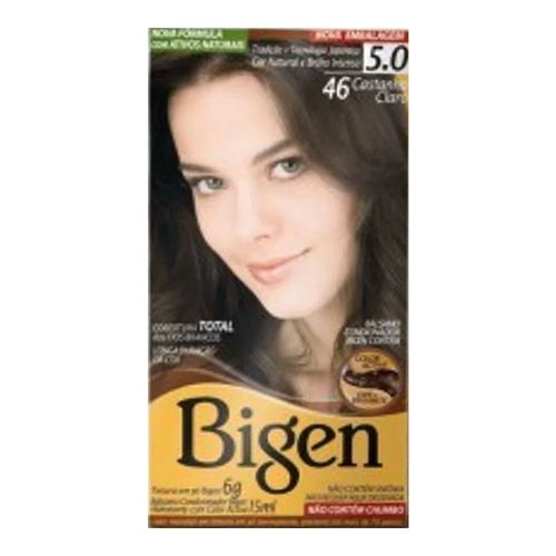 Tintura Bigen Castanho Claro Tintura Bigen Castanho Claro