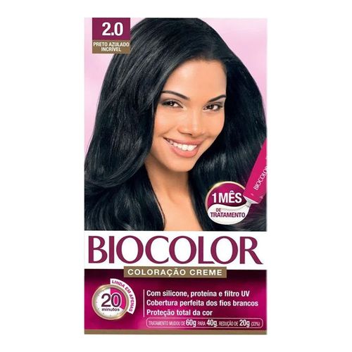 Tintura Biocolor 2.0 Preto Azulado Tintura Biocolor 2.0 Preto Azulado