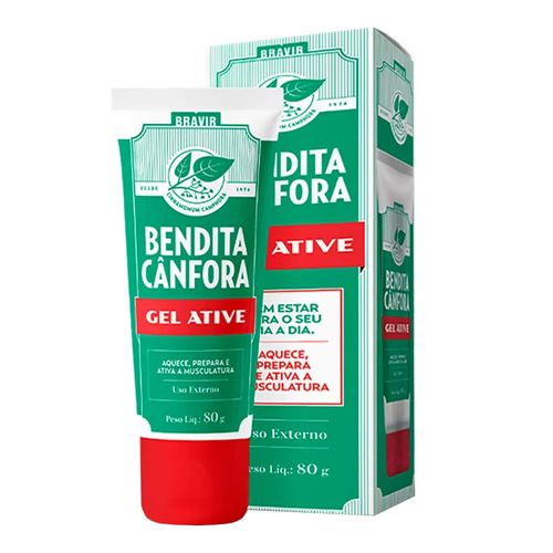 Gel Corporal Bendita Cânfora Ative 80g Gel Corporal Bendita Cânfora Ative 80g