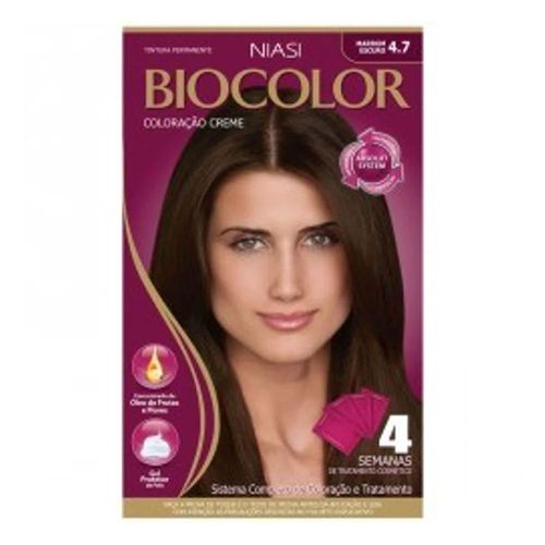Tintura Biocolor 4.7 Marrom Escuro