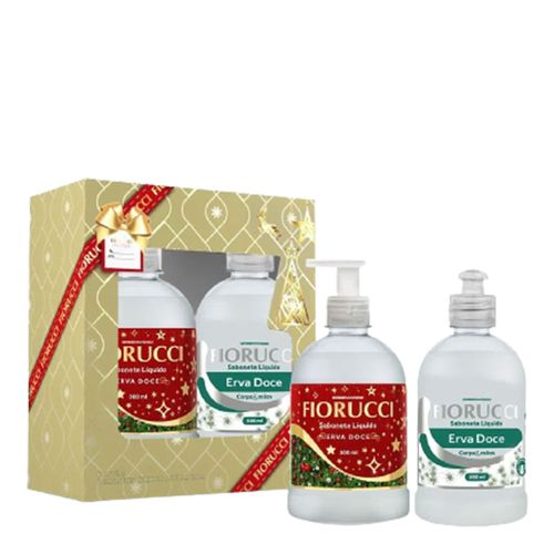 Kit Fiorucci Sabonete Líquido Erva Doce Push Pull + Sabonete Kit Fiorucci Sabonete Líquido Erva Doce Push Pull + Sabonete