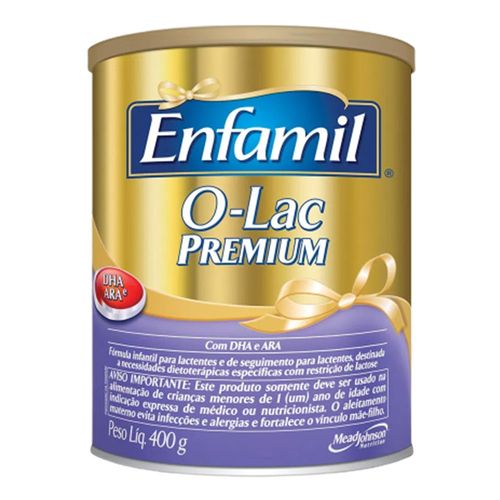 Fórmula Infantil Enfamil Premium Sem Lactose 400g Fórmula Infantil Enfamil Premium Sem Lactose 400g