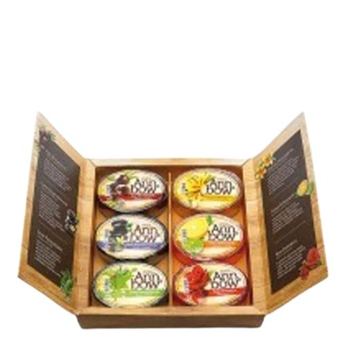 Estojo Sabonetes em Barra Ann Bow Sortidos 90g - 6 unidades Estojo Sabonetes em Barra Ann Bow Sortidos 90g - 6 unidades
