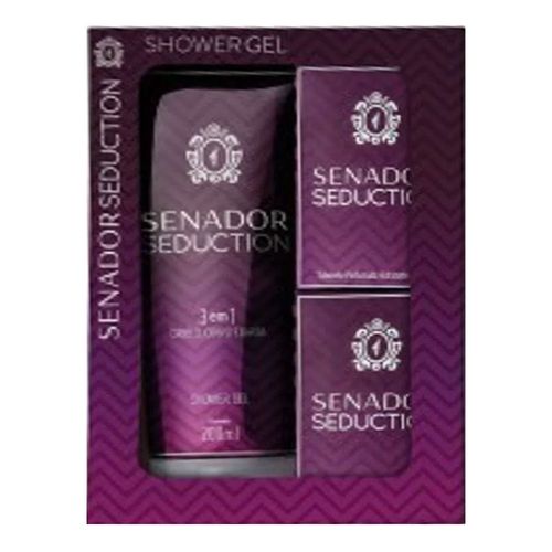 Estojo Sabonetes em Barra Senador - 2 unidades + Shower Seduction Estojo Sabonetes em Barra Senador - 2 unidades + Shower Seduction