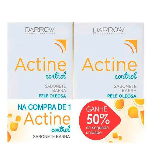 Kit 2 Sabonetes Actine Control Pele Oleosa Kit 2 Sabonetes Actine Control Pele Oleosa
