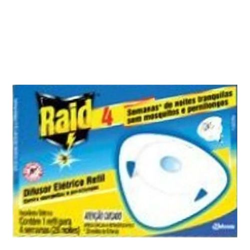 Repelente Raid Difusor Refil 28 Noites Repelente Raid Difusor Refil 28 Noites
