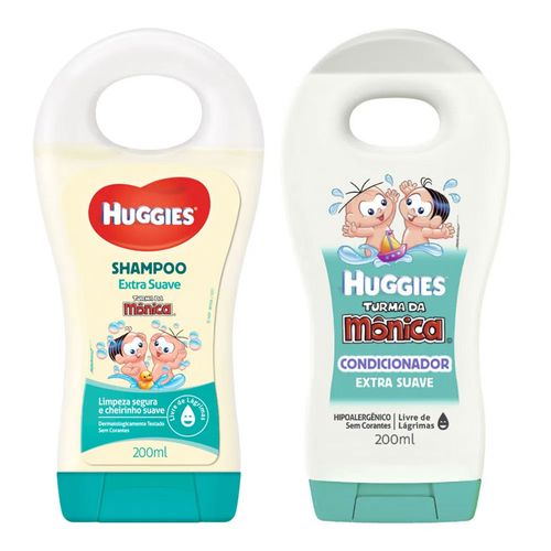 Shampoo + Condicionador Huggies Turma da Mônica Suave Shampoo + Condicionador Huggies Turma da Mônica Suave