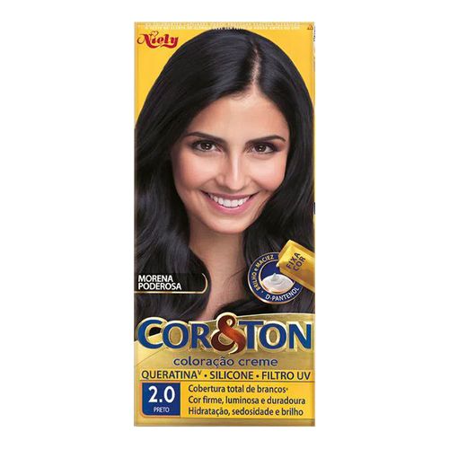 Tintura Niely Cor&Ton Preto 2.0 180g Tintura Niely Cor&Ton Preto 2.0 180g