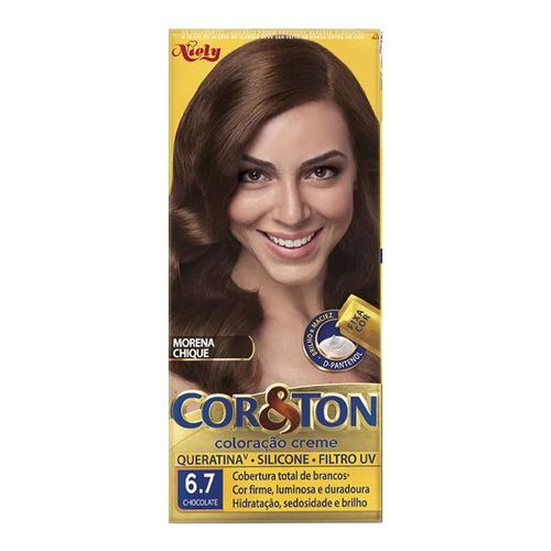 Tintura Niely Cor&Ton Chocolate 6.7 180g Tintura Niely Cor&Ton Chocolate 6.7 180g