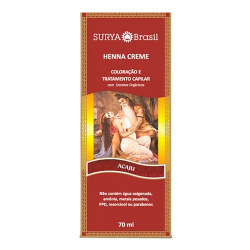 Tintura Ceme Henna Surya Acaju 70ml Tintura Ceme Henna Surya Acaju 70ml