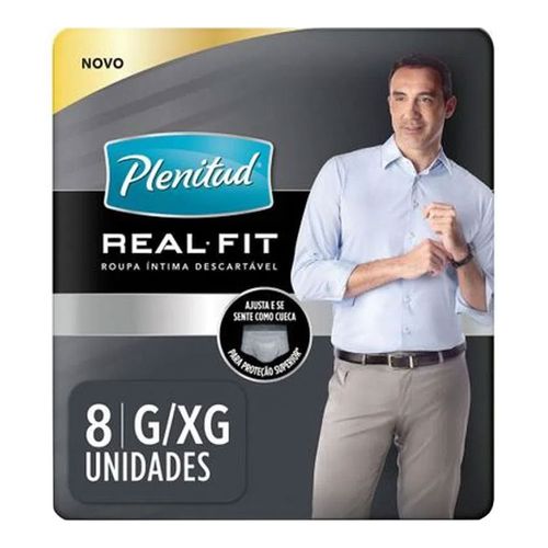Roupa Intima Plenitud Real Fit Homem P/M 8 unidades Roupa Intima Plenitud Real Fit Homem P/M 8 unidades