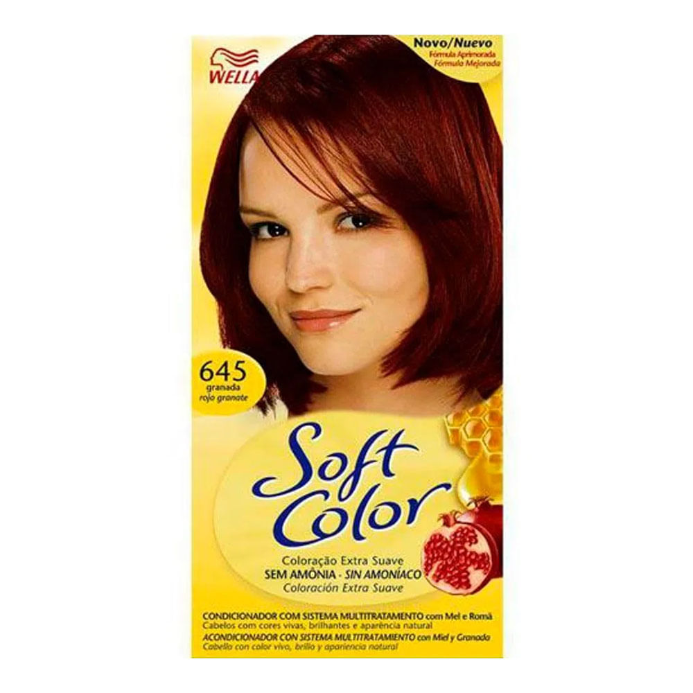 Tintura Soft Color Roxo Granada 645 - Drogarias Pacheco